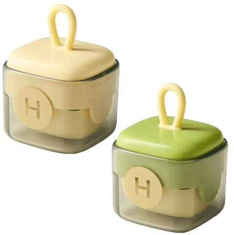 DHINCHANSAIB 2pcs Lavable Mini Rouleau de Peluches Portable, Reusable Sticky Lint Roller, Hair Remover for Clothes, Rouleaux Anti-Peluches Lavables et Réutilisables, Rouleau Anti-Peluches Portable