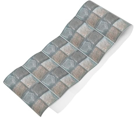 Holibanna 18 Piezas Pegatinas de Azulejos Adhesivos para Pared Mosaico Decoración Duradera para Hogar Resistente y Fácil de Combinar