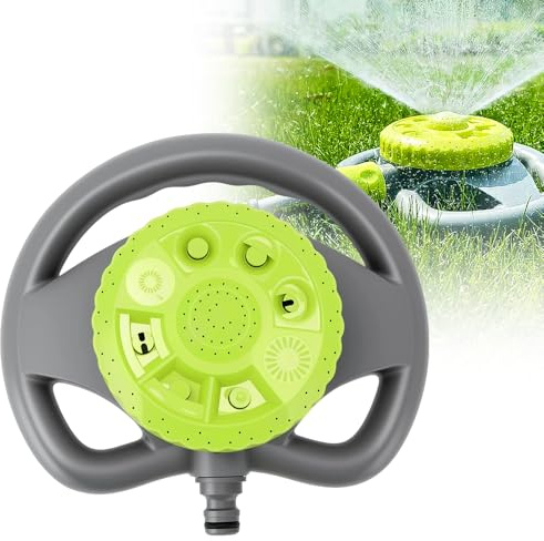 Aspersor para césped, nuevo aspersor portátil de jardín, rociador ajustable para patio, rociador de agua multiusos para jardín, césped y exteriores