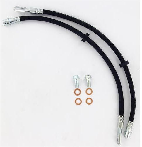2x Bremsschlauch/Bremsschläuche vorne | 854765 für Golf 4 A3 Leon Octavia