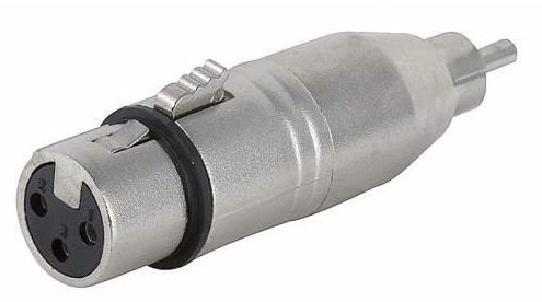 Adapter XLR Female / Cinch Male