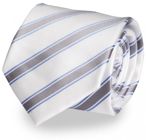 Fabio Farini - Gestreifte Herren Krawatten in 6cm/8cm Breite - Schmale und Klassische Schlipse für Anlässe wie Hochzeit, Konfirmation, Abschlussball