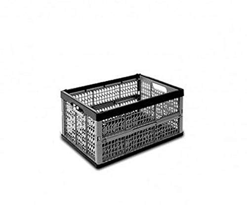 Cep 8802 fällbox, slitstark, lätt, 45,7 x 34,5 x 23,5 cm svart/grå