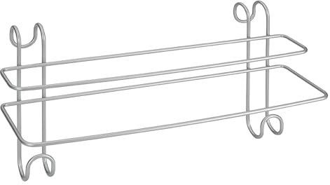 Metaltex serie Radius - Doppia barra con 2 ganci - (403802)
