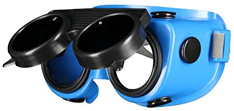 SCAPP Schweißerbrille SHINE, klappbar, belüftet, für Gläser Ø 50 mm, inkl. Schutzgläser DIN 5, Autogenbrille