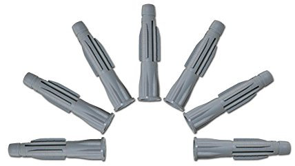 Mehrzweckdübel Universaldübel Mehrzweck Dübel Allzweckdübel Betondübel (10 x 55 mm - mit Kragen- 50 Stück)