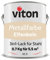 Viton Metallfarbe in Creme - 0,7 Kg Metall-Schutzlack Seidenmatt - Dauerhafter Schutz & hohe Beständigkeit - 3in1 Grundierung & Deckfarbe - Metalllack direkt auf Rost - KE31 - RAL 9001 Cremeweiss