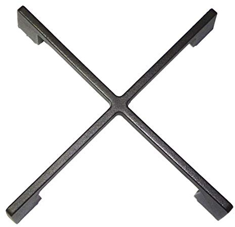 De Longhi Elba - Griglia in ghisa 1 fuoco Tripla corona 227 x 227 mm. per cucina piano cottura a gas - 17810 - G0825