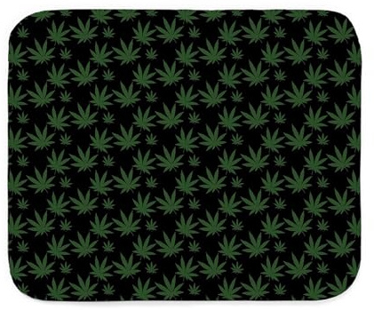 CafePress Cannabis Leaf Weed Pot Pattern Sherpa Fleece Throw Sherpa Fleece Throw Blanket 60 L x 50 W