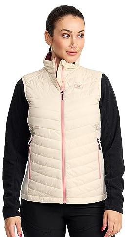 RevolutionRace Dam Radical Insulate Vest, Isolerande Lättviktsväst för alla tillfällen och Utomhusaktiviteter, Oatmeal, XL