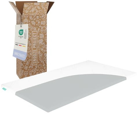September Komfortschaum Topper 180 x 200 x 6 cm - Weich - Made in Germany - Oeko-Tex - 60° Grad waschbar - 180x200