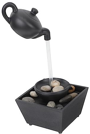 Milisten 1 Satz Zen Schreibtischbrunnen Mini- Springbrunnen Im Freien Mini-tischbecken Handsense Wasserbrunnen Im Freien Wasserfallbrunnen Drinnen Haushalt Ornamente Plastik Büro
