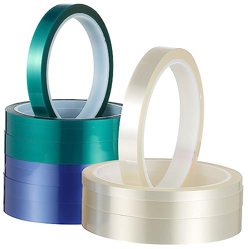 BUGUUYO 12rollos Cinta De Alta Para Sublimación Cinta Para Electrónica Impresión y Manualidades