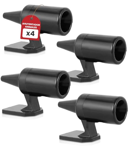 BeWave Super Pack Ahuyentador de Jabalíes para Coche – 4 Unidades | Ultrasonido Repelente para Jabalíes y Otros Animales | Resistente al Clima | Incluye eBook: Guía de Prevención de Accidentes