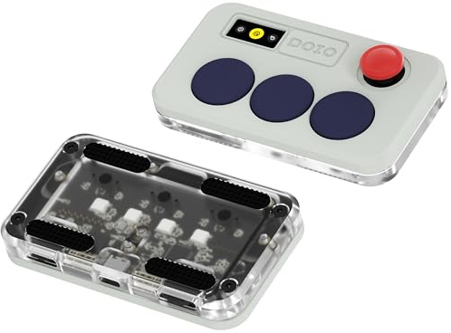 KEEBMONKEY Sayo O3C OSU Rapid Trigger Hall-Effekt-Tastatur mit Joystick und Bildschirm, CNC-Aluminium-RGB-Einhand-Makro-Pad für Rhythmusspiele, USB-C benutzerdefinierte programmierbare Tastatur (Soja