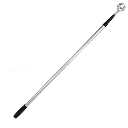 Infällbar golfbollsretriever i aluminiumlegering — bollrör, skopa och uppsamlare — infällbar längd: 108–557 cm(L114-414cm)