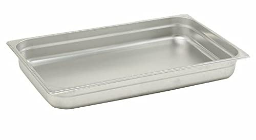 Pentole Agnelli Bacinella Gastronorm, Acciaio Inossidabile, 1/1, 53x32.5x15 cm