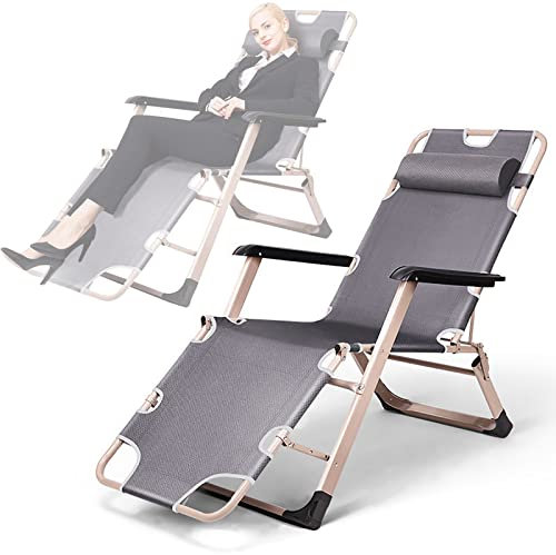Liegestuhl Loungesessel, Gepolsterter Rasenstuhl, Anti-Gravity-Loungesessel, Verstellbarer Liegestuhl, Outdoor-Campingstuhl Für Den Pool-Hinterhof-Strand, Stützkraft 150 Kg/330 Lbs (B