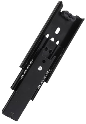 2 Pezzi Mini Cassetto Corto Scorrevoli con Cuscinetti a Sfere, Guida Laterale per Mobile, Estensione Completa per Cassetti Armadio 4 Inch, Sbarra