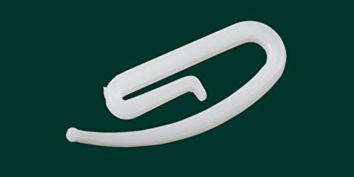 Ruther & Einenkel Gardinenhaken für Wellengleiterkordel, weiß / 10 Stück