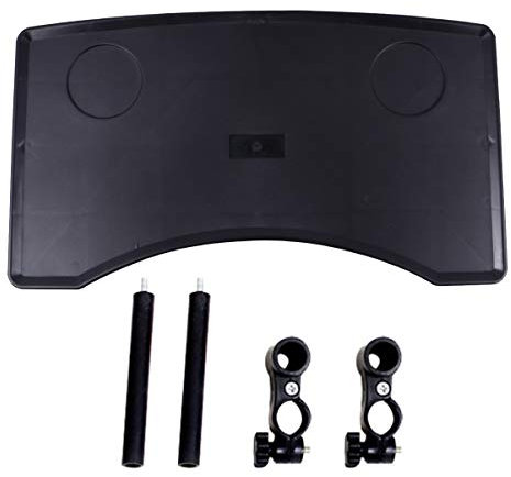 Wheelchair Tray Detachable Wheelchair Table Cup Holder Removable Portable Desk Accessories for Eating Reading Resting Mobility Aid Black
