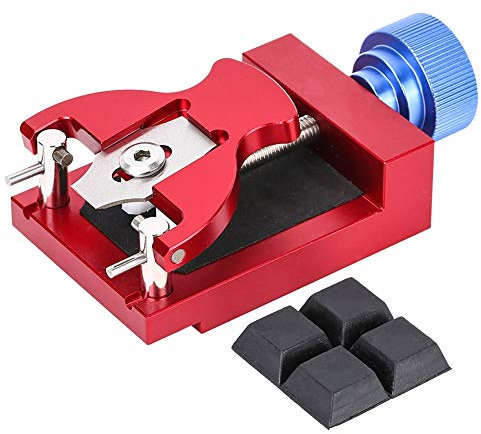 Redxiao Uhrendeckelöffner einrasten, Werkzeug zum Entfernen des Uhrengehäuses Werkzeugschlüssel Professioneller Uhrenpressensatz Uhrenrückdeckelentferner für den Batteriewechsel Uhrreparatur