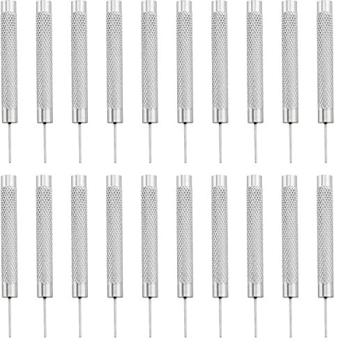 JJHXSM 20pcs Watch Band Punch Pin 0.8mm Bracelet Link Remover Repair Tool for Riveting Watches and Jewelry