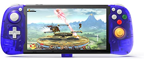 RETROFLAG Handheld Controller Compatible with Nintendo Switch LCD/Switch OLED, One-Piece Joypad, No Drifting Ever Hall Sensor Joystick, Motion Control and Dual Motor Vibration and PD Fast Charge