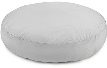 OLIFANT TOYS Candy Boden Kissen, Plüsch bequemen Sitzkissen, Für Schlafzimmer Wohnzimmer Kinderzimmer, einzigartige Deko, weiche Kuschelkissen, Velours, Grau, Ø 90 cm