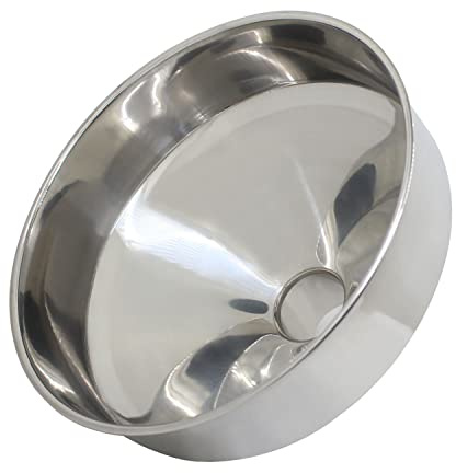 HOMEXO Embudo Grande con Filtro for el hogar, Embudo de Aceite de Acero Inoxidable 304, Embudo Industrial Extragrande, 1 Unidad (Size : 300-51mm)