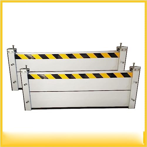LILIXINGSH Aussen Hochwasserschutz Barriere Tur, Aluminiumlegierung Garage Hochwasserschutz Barriere, Gut Wasserdicht, Entfernen, Wiederverwendbar (Size : 100 * 40cm)