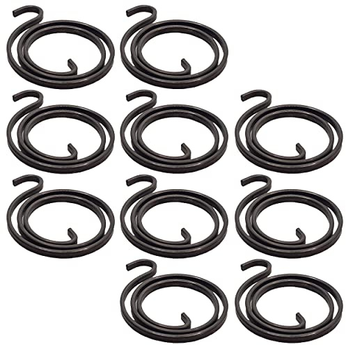 Universal Hardware Lot de 10 ressorts de rechange pour poignée de porte, 2,5 tours, ressort hélicoïdal en métal pour poignées à levier, réparation de porte, pièces de rechange pour meubles de porte