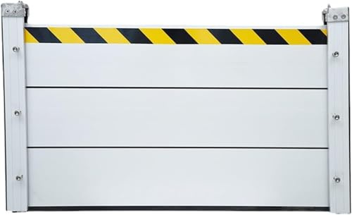 Hochwasserschutz, Hochwasserschutz bei türen, Hochwasserschutz für türen, Aluminium Hochwasserschutz barriere, Geeignet für Unterführungen, Fabrik, Garageneinfah (100 * 40CM)