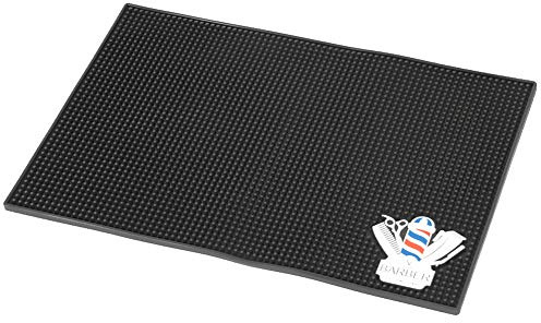 Barber Service Matte, Friseurmatte, Silikonmatte, Rutschfestes Schutzpad für Friseursalon, Haarstyling-Werkzeuge, Flexibles Barber Service Mat