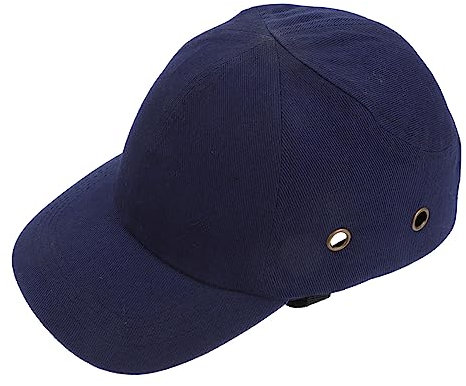 Homoyoyo Leichter Verstellbarer Sicherheits-stoßschutz-Baseballcap Aus Atmungsaktivem Abs-Material Unisex Schutzkappe Für BAU Elektroarbeiten Wartung Und Outdoor-Einsatz