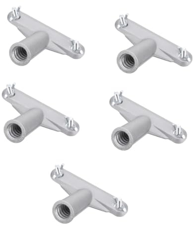 jojofuny 5pcs Mop Extension Pole Adapter Connector for Handle Tips Compatible and Broom Poles for Cleaning and Painting Tasks