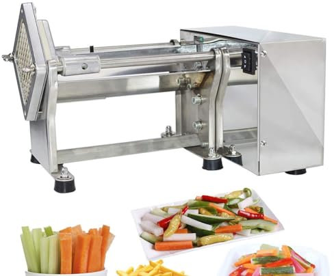 Tagliapatate commerciale per patatine fritte, affettatrice elettrica, tagliapatate semiautomatica, affettatrice manuale per alimenti, tagliapatate multifunzione per verdure e frutta per patate, caro