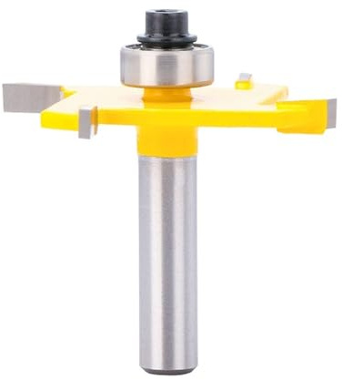 8mm Shank T Slot Router Bit 4mm Cutting Height Biscuit Joint Slot Woodworking Milling Cutter CNC Rabbeting End Mill