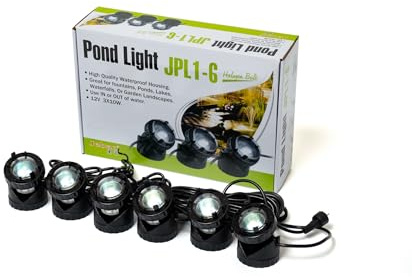 Jebao 60W Submersible Halogen Pond Light, Set of 6