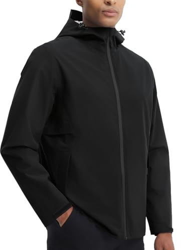 baleaf Regenjacke Herren Wasserdicht Alltag Wanderjacke Winddicht Windjacke Fahrradjacke Windbreaker