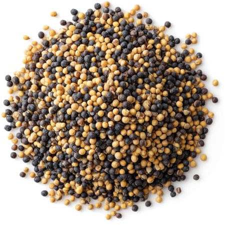Senape Mix Gialla e Nera Fai Da Te 60g: Semi di Alta Qualità per Salse, Condimenti e Mostarda - Aroma Intenso e Naturale per Cucina Gourmet.