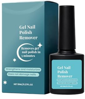 Solvente gel per unghie, 8 ml, soluzione per sciogliere la colla per unghie dei piedi, ad azione rapida, per rimuovere unghie e gel, per donne, signore, adolescenti, ragazze, principianti