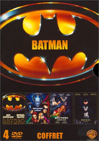 Coffret batman : batman ; batman et robin ; batman forever ; batman le defi