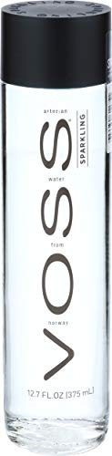 Voss Artesian SPARKLING Gletscher Wasser in Glasflasche 6 x 0,375 Liter