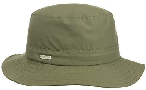 Seeberger Lasina Damen Outdoorhut Regenhut Stoffhut Damenhut Hut Fischerhut (One Size - Oliv)