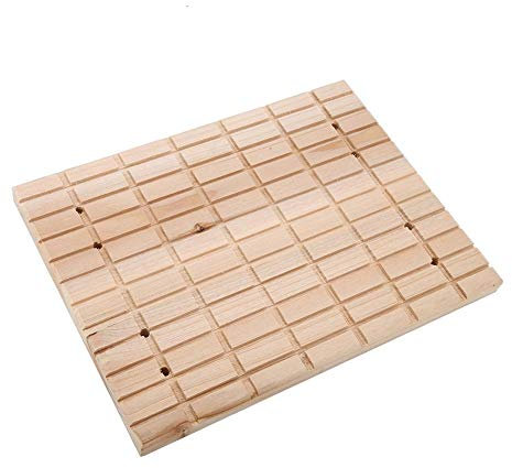 TOPINCN Haustiere Krallen Kratzbrett Holz Kaninchen Hamster Eichhörnchen Spielen Spielzeug Scratch Cage Werkzeug Schleifen Deck Ornament Liefert