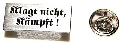 Textilhandel Hering Klagt Nicht, kämpft! l Anstecker l Abzeichen l Pin 20