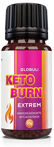 Saint Nutrition® KETO Burn Globuli - Stoffwechsel - extrem schnell - für unterwegs & endlich für Frauen und Männer mit Raspberry Ketone + Grüntee