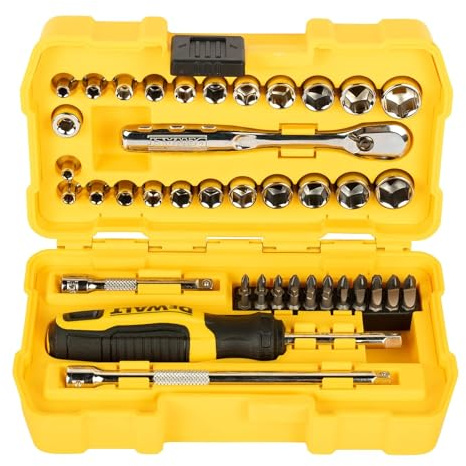 DEWALT DWMT81610-0 Kit d'outils de mécanicien d'entraînement 1/4 50 pièces