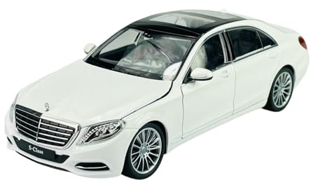 Welly Mercedes-Benz S-Klasse W222 Weiss Limousine Ab 2013 1/24 Metall Modell Auto Die Cast Neu im Kasten